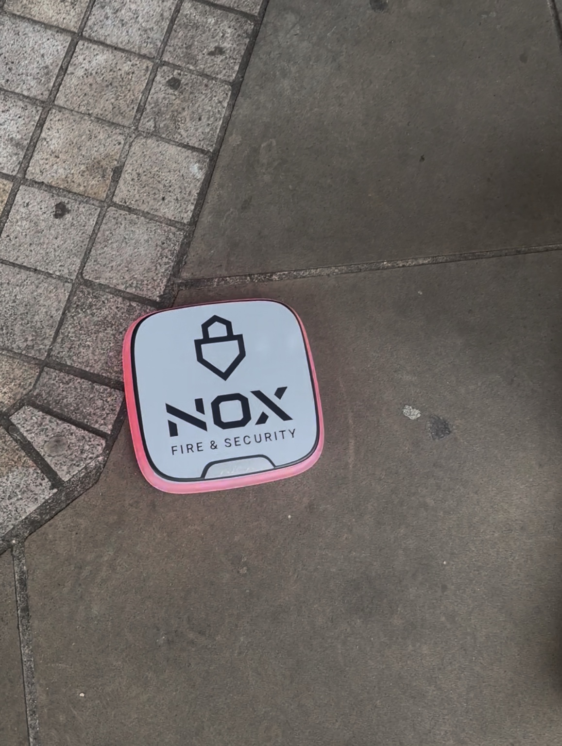 NOX Fire and Security warning device at Bottle and Thyme
