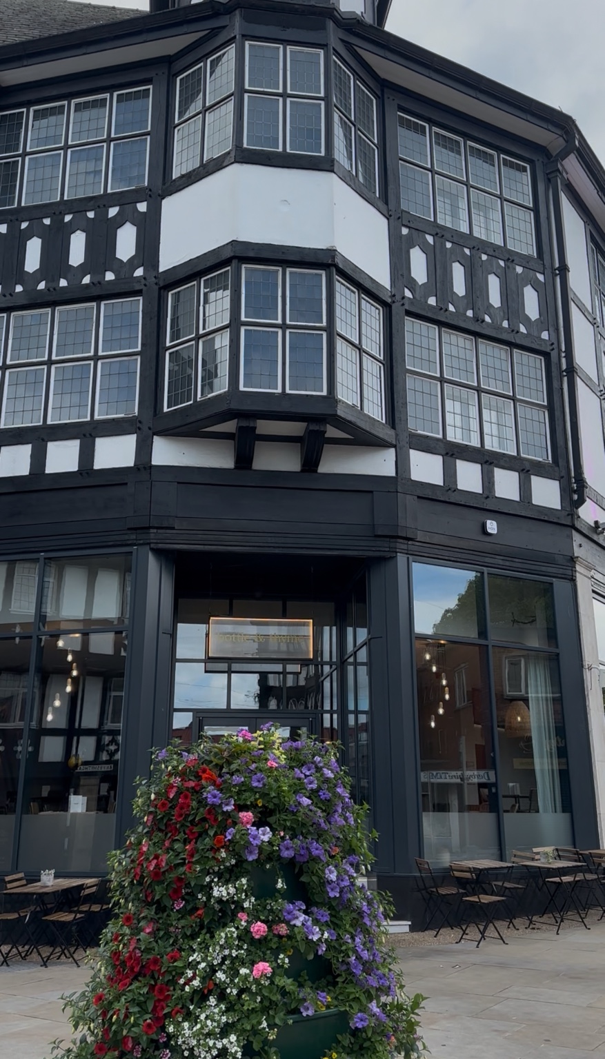 Bottle and Thyme in Chesterfield protected by a NOX commercial CCTV system