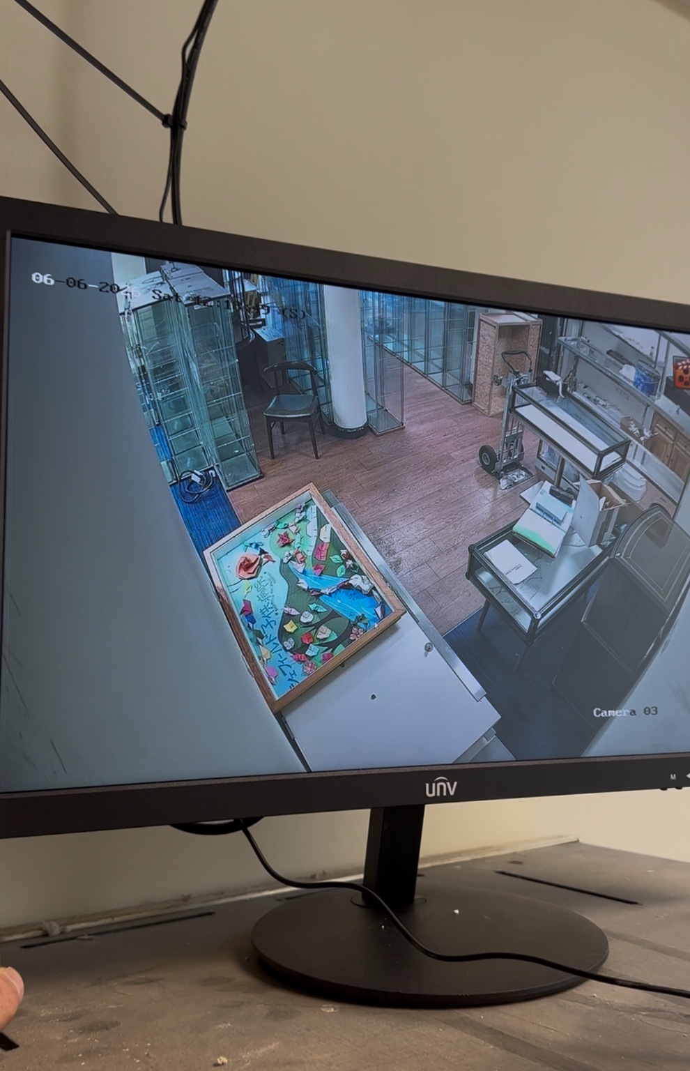 Detailed CCTV image from the Retford Hikvision system