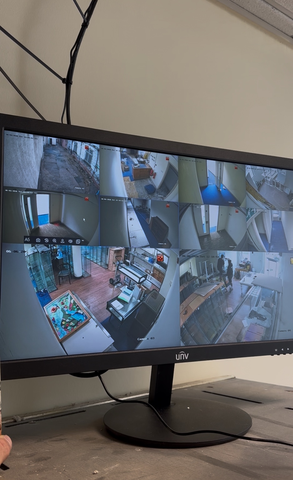 Ten-camera CCTV coverage displayed at the Retford former bank