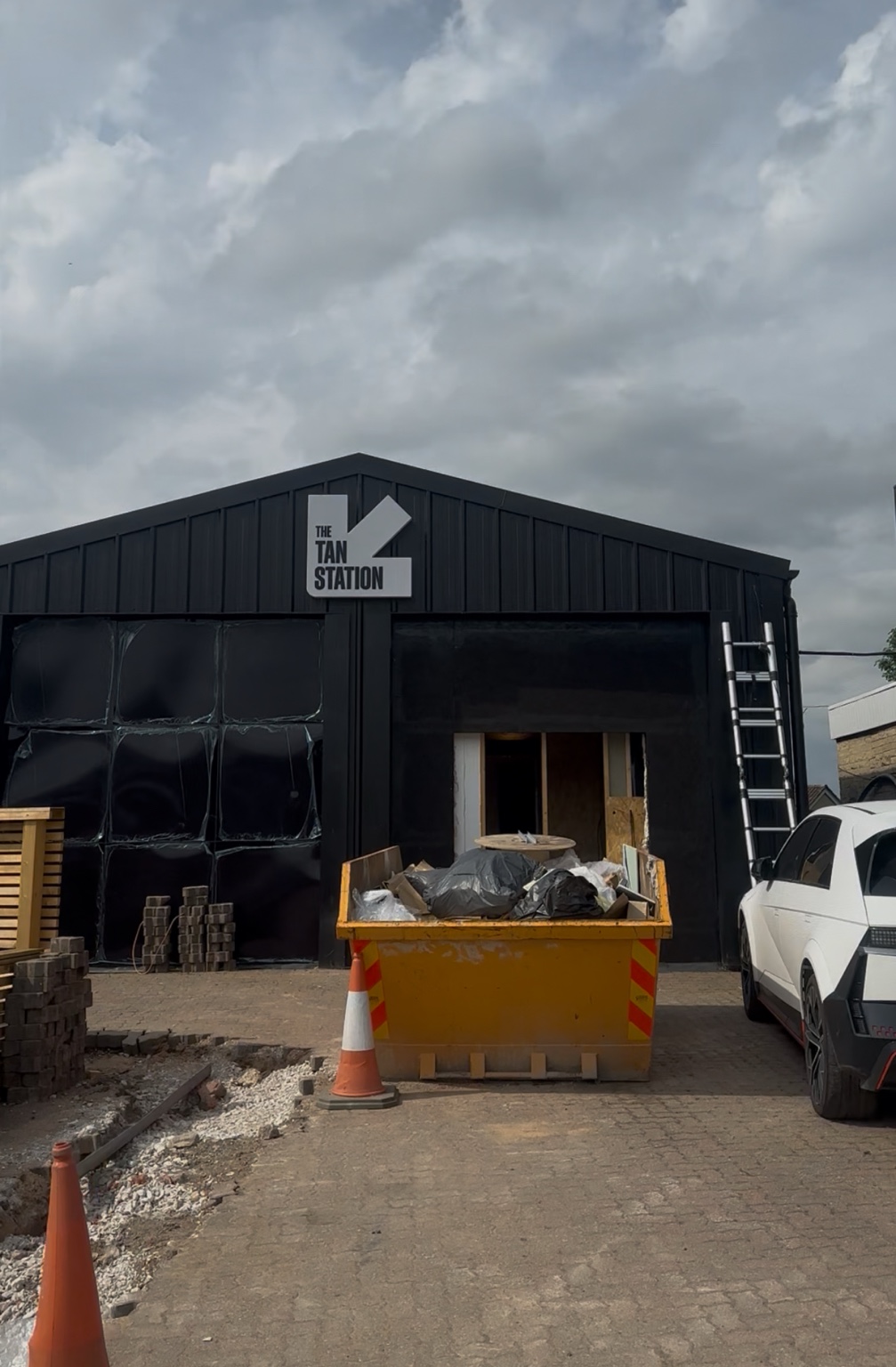 The Tan Station in Brimington during a NOX Fire and Security installation